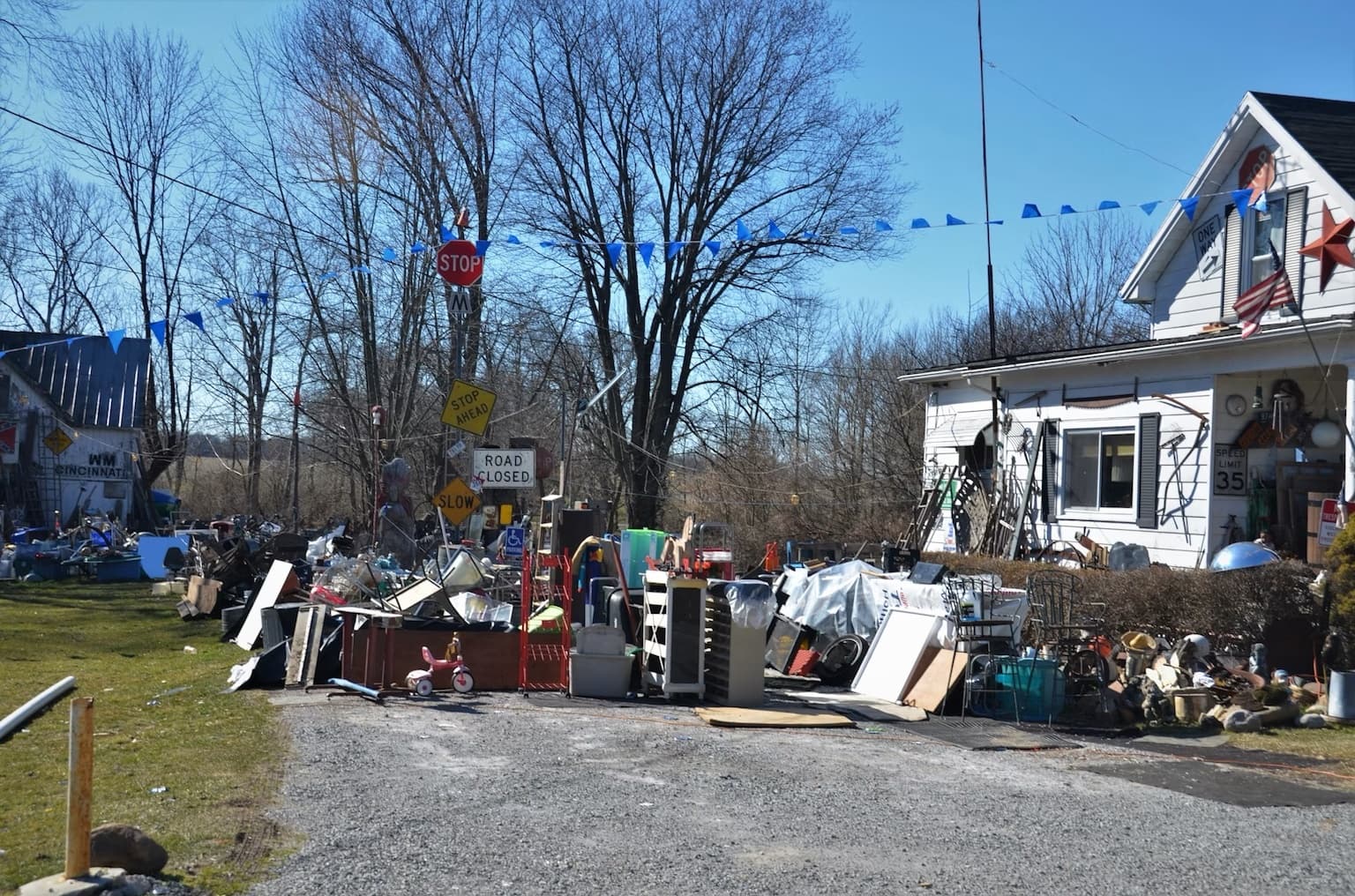 Full property cleanout, cleared and hauled